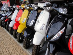 bigstock Moped Motorbikes In A Row 4407071
